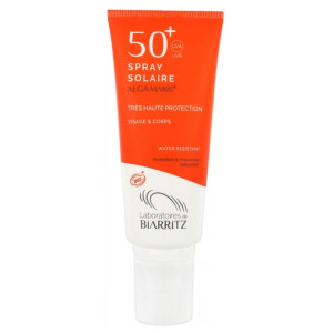 Biarritz Alga Maris Spray Solaire Visage et Corps SPF 50+ Bio - 100 ml