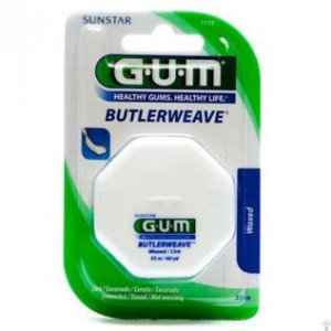 ButlerWeave Fil Dentaire Plat Ciré 1155 - 55m