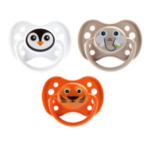 Sucette Anatomique Masque Collection N°34 Silicone +6 mois - 1 sucette
