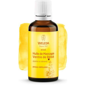 Calendula Bébé Huile de massage Ventre de bébé - 50ml
