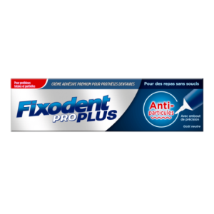 Fixodent Pro PLUS Anti-particules Crème Adhésive Premium - 40g 