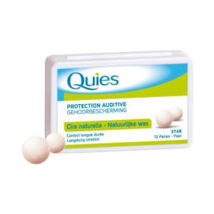 Protection Auditive en Cire Naturelle - 12 paires