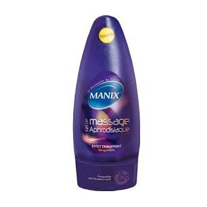 MANIX Gel Massage Aphrodisiaque Effet Chauffant,  200ml
