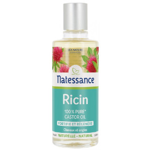 Natessance Huile de Ricin Fortifiante et Régénérante - 100 ml