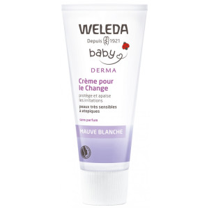 Weleda Bébé Derma Crème Pour Le Change à La Mauve Blanche - 50 ml