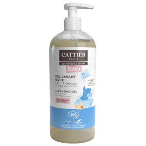 Cattier Bébé gel lavant doux - 500ml