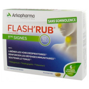 Arkopharma Flash'Rub - 15 comprimés