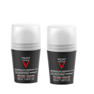 VICHY HOMME Déodorant Contrôle Extrême - 2x50ml