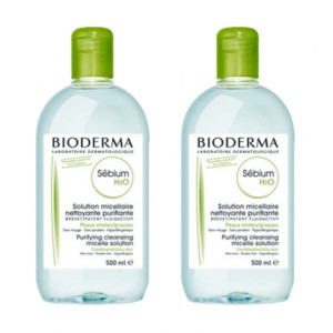 Sébium H2O Solution Micellaire Nettoyante Purifiante - 2x500ml