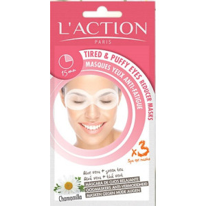 Masque yeux anti-fatigue - 3 sachets
