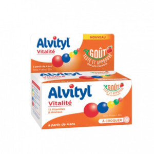 ALVITYL Vitalité - 30 comprimés à croquer