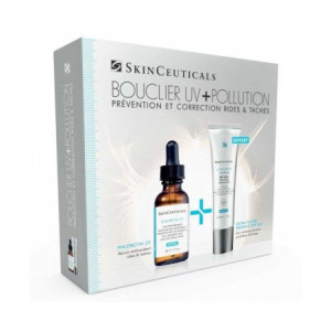 Coffret Bouclier UV + Pollution Phloretin CF 30ml + Ultra Facial Defense SPF50+ 30ml