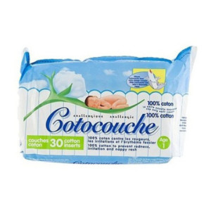 Cotocouche 1° Âge 100% Coton - 30 Couches