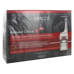Aminexil Clinical 5 Hommes - 21 ampoules