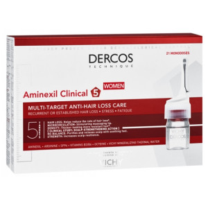 Aminexil Clinical 5 Femmes - 21 ampoules
