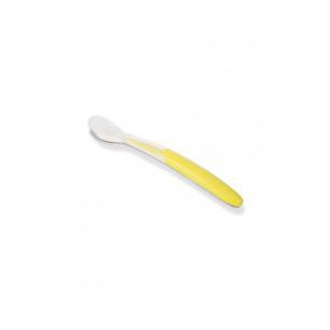 NUK Easy Learning Cuillère Douce Silicone 4 Mois et + Couleur : Vert Anis