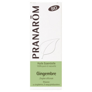 Pranarôm Huile Essentielle Gingembre (Zingiber officinale) Bio - 5 ml