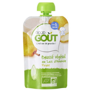 Brassé Végétal au Lait d'Amande Poire - 90g