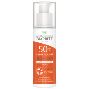 Biarritz Alga Maris Crème Solaire Visage SPF 50 Bio - 50 ml
