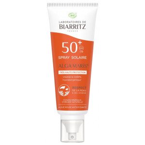 Biarritz Alga Maris Spray Solaire Visage et Corps SPF 50+ Bio - 100 ml