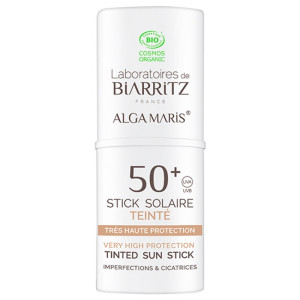 Biarritz Alga Maris Stick Solaire Teinté SPF 50+ Bio - 9 ml