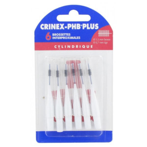 Crinex Phb Plus Cylindrique Plus 1.3 - 6 Brossettes Interproximales