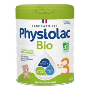 Physiolac Bio 3 lait de croissance - 800g