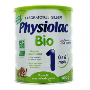Physiolac Bio 1 De 0 à 6 Mois - 800 g