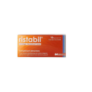 Ristabil Anti-Fatigue Reconstituant Naturel - 10 flacons 