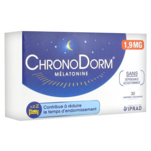 ChronoDorm Mélatonine 1,9 mg - 30 Comprimés Sublinguaux