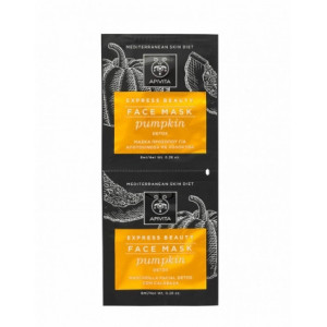 Express Beauty Masque Visage Détox à la Citrouille - 2X8ml