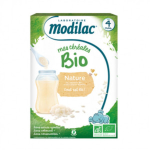 Modilac Mes Céréales Bio Nature Dès 4 mois - 250g