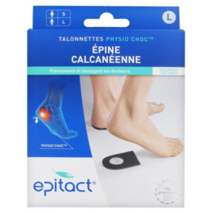 Epitact Talonnettes au Physio'Choc Epine Calcanéenne  Homme Taille : L - 1 paire