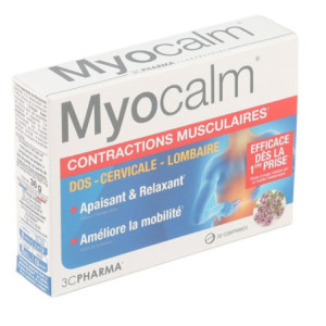 Myocalm Contractions Musculaires - 30 Comprimés