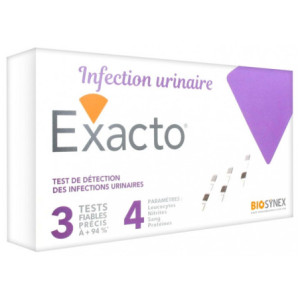Biosynex Exacto Tests Infections Urinaires - 3 unités