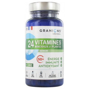 Granions 24 Vitamines Minéraux et Plantes Sénior - 90 Comprimés