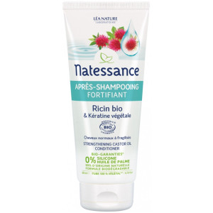 Natessance Après-Shampooing Fortifiant Ricin Bio et Kératine Végétale - 200ml