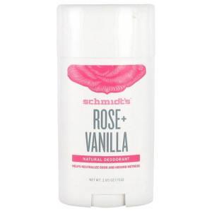 Schmidt's Déodorant Stick Natural Parfum : Rose Vanille - 75g