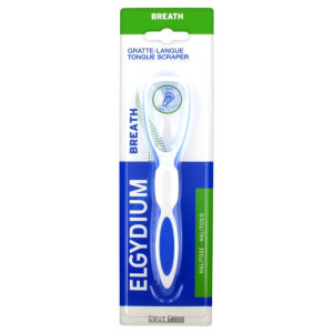 Elgydium Gratte-Langue Couleur : Bleu - 1 unité
