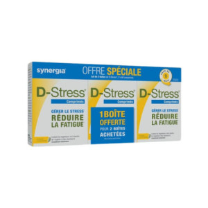 Synergia D-Stress - lot de 3x80 comprimés 