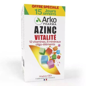 Arkopharma Azinc Vitalité - 150 gélules