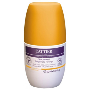 Cattier Déodorant Roll-On Bergamote Orange Bio -50 ml