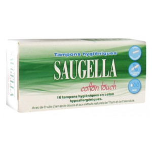 Saugella Cotton Touch  Tampons Hygiéniques Mini - 16 unités