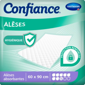 HARTMANN Confiance Alèse 60 x 90cm 8 Gouttes - 30 alèses