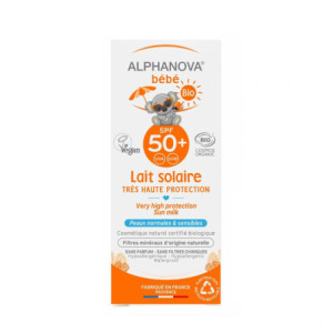  Alphanova Crème Solaire Bébé Certifiée bio SPF 50+ hypoallergénique - 50 g
