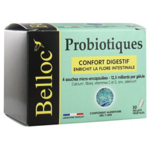 Belloc Probiotiques - 30 Gélules Végétales