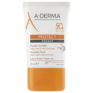 A-DERMA Protect Pocket Fluide Invisible Très Haute Protection - 30 ml