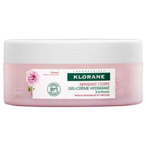 Klorane Apaisant Corps Gel-Crème Hydratant à la Pivoine - 200 ml