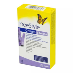 Abbott Freestyle Optium B-cétones - 10 bandelettes