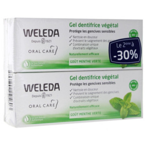 Weleda Gel Dentifrice Végétal - Lot de 2 x 7